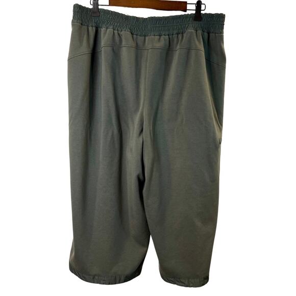 Athleta Women’s Green Cropped Wide Leg Pants Size 1X - Picture 2 of 6